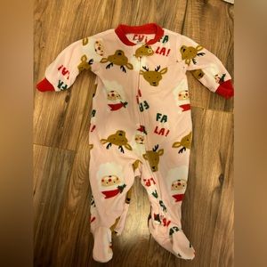 3 Month Christmas Pajamas